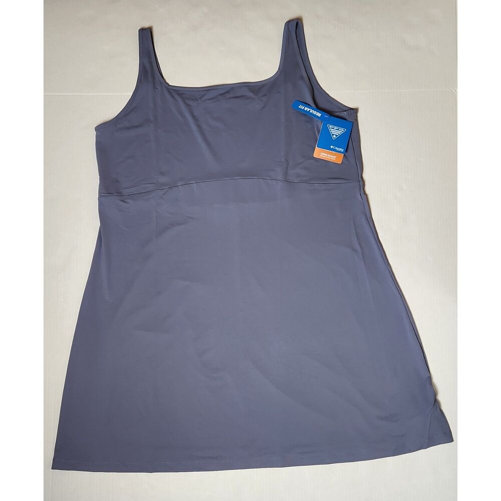 Columbia PFG Freezer III Dress Women's 2X New Moon Omni-Shade UPF 50